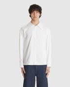 Trino Shirt White Fine Poplin