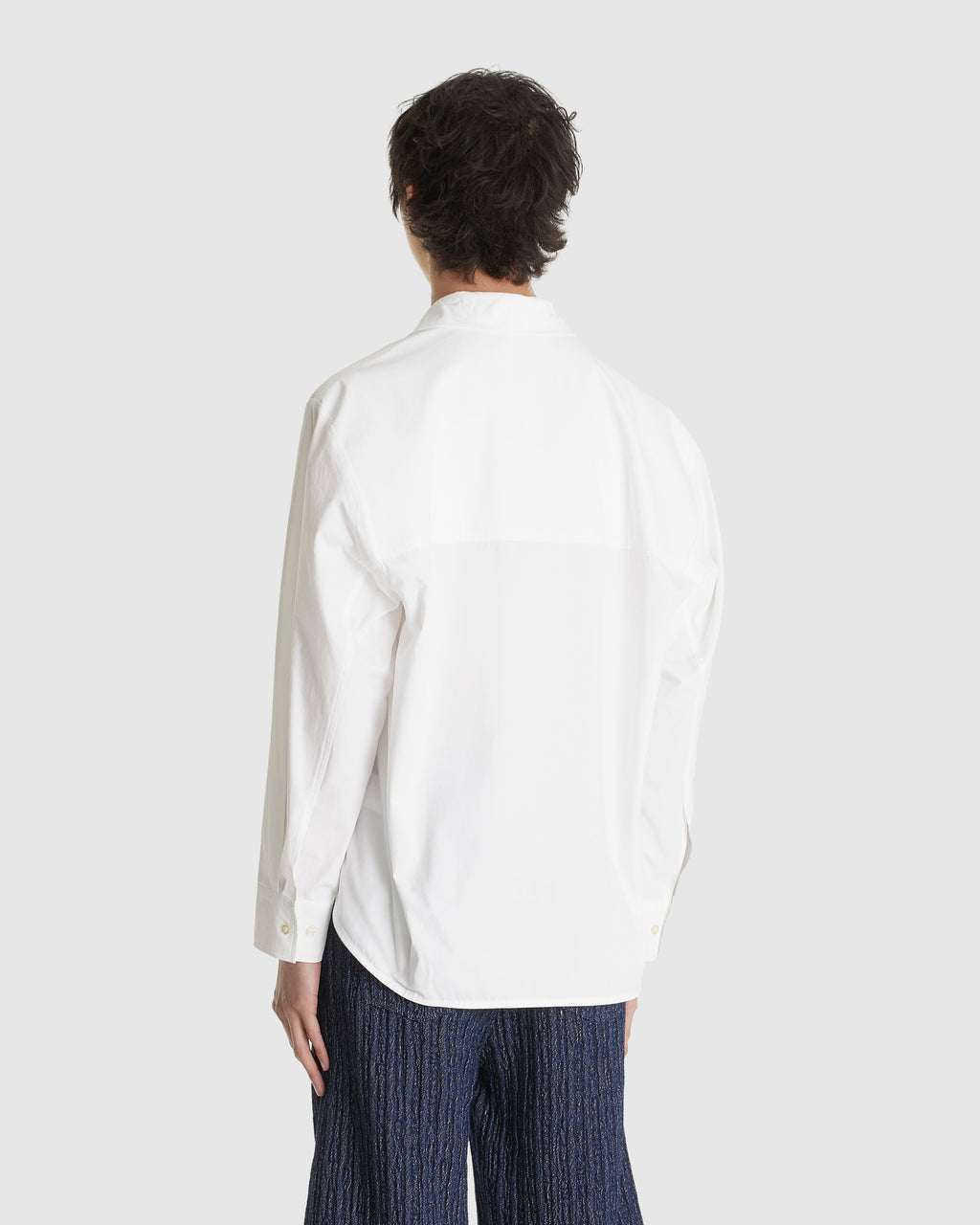 Trino Shirt White Fine Poplin