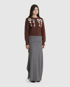 Pansy Flower Cardigan