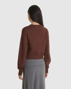 Pansy Flower Cardigan