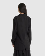 Drawstring Layer Shirt