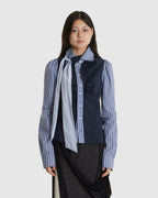 Deconstructed Lavallière Blouse