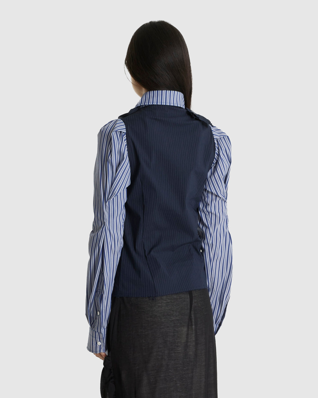 Deconstructed Lavallière Blouse