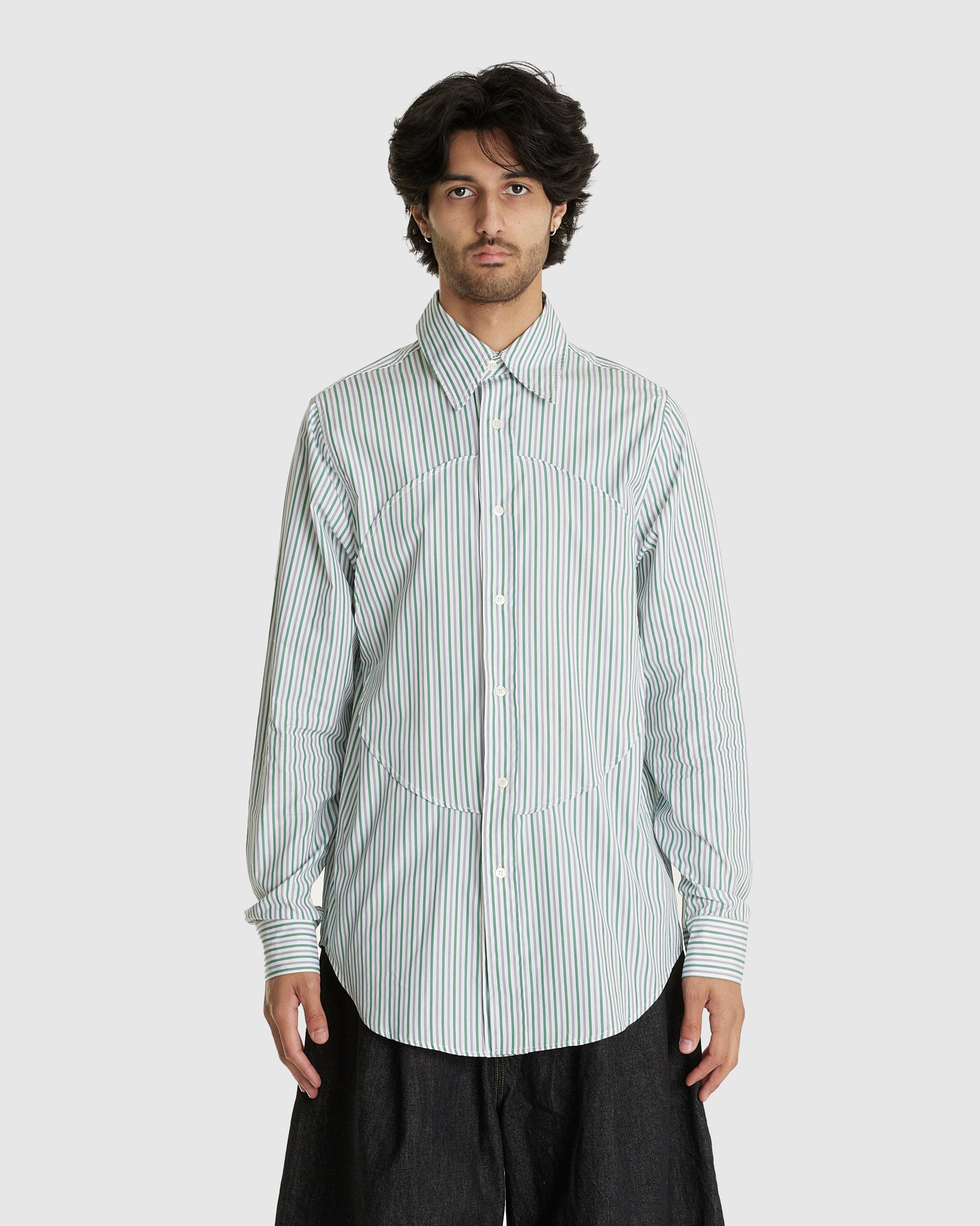 Pin-tuck Lung Shirt