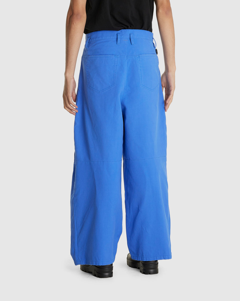 Damaged Hi Baggy French Blue