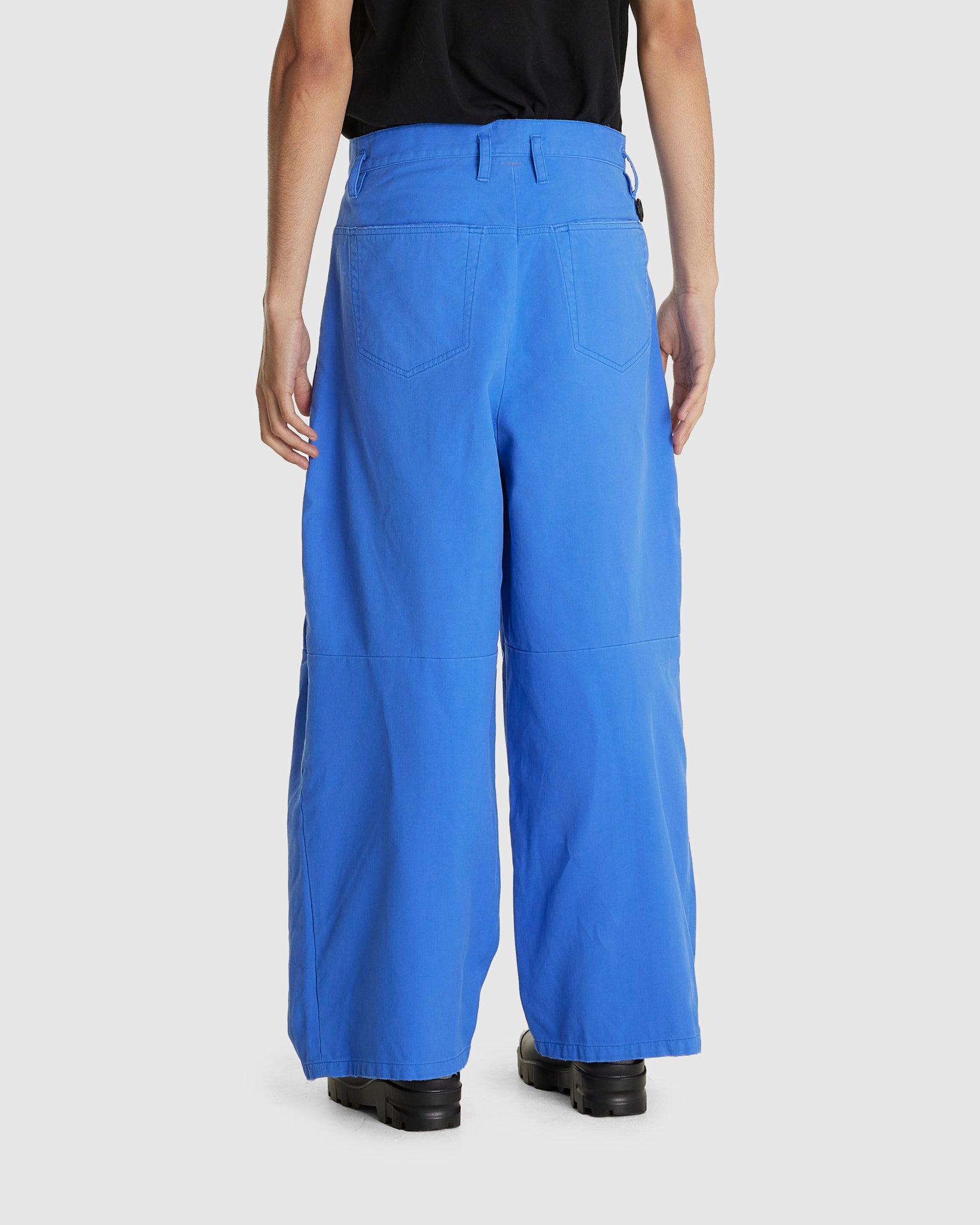 Damaged Hi Baggy French Blue