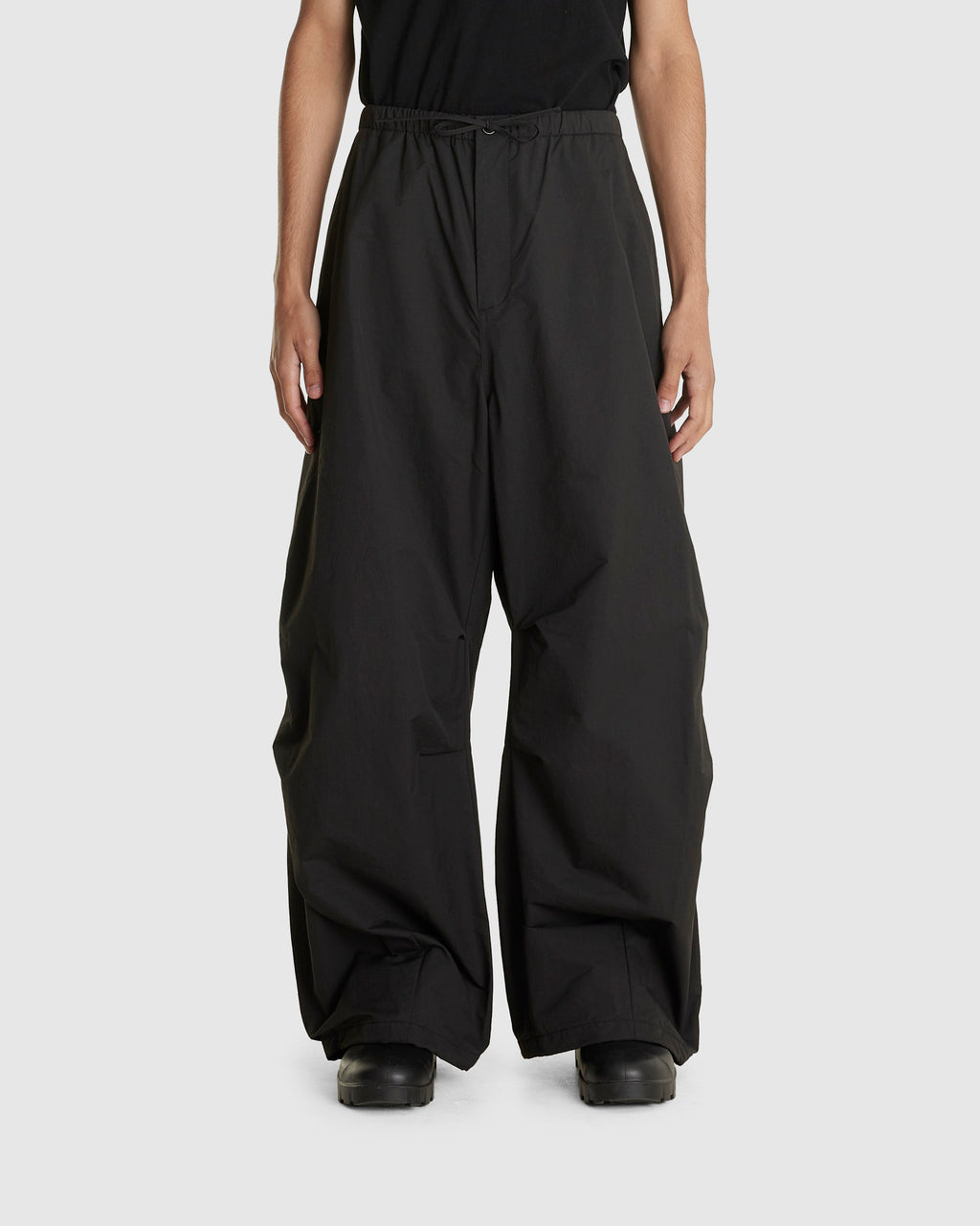 Drawstring Wide Fatigue Pants
