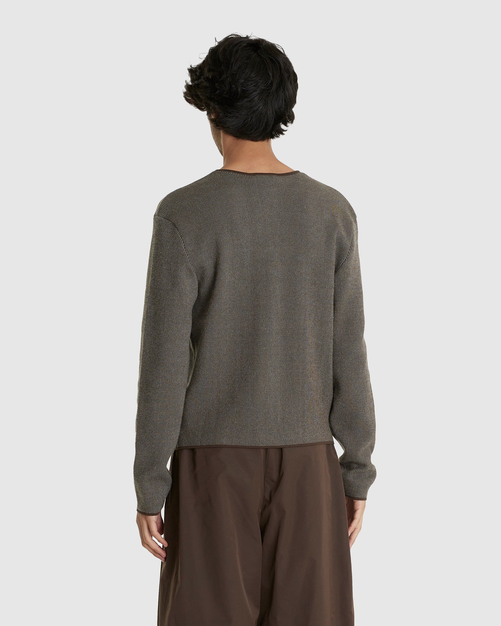 Stripe Button Up Cardigan