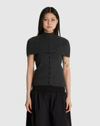 Cape Top & Bandeau Set Charcoal