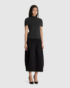 Cape Top & Bandeau Set Charcoal