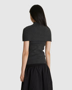 Cape Top & Bandeau Set Charcoal