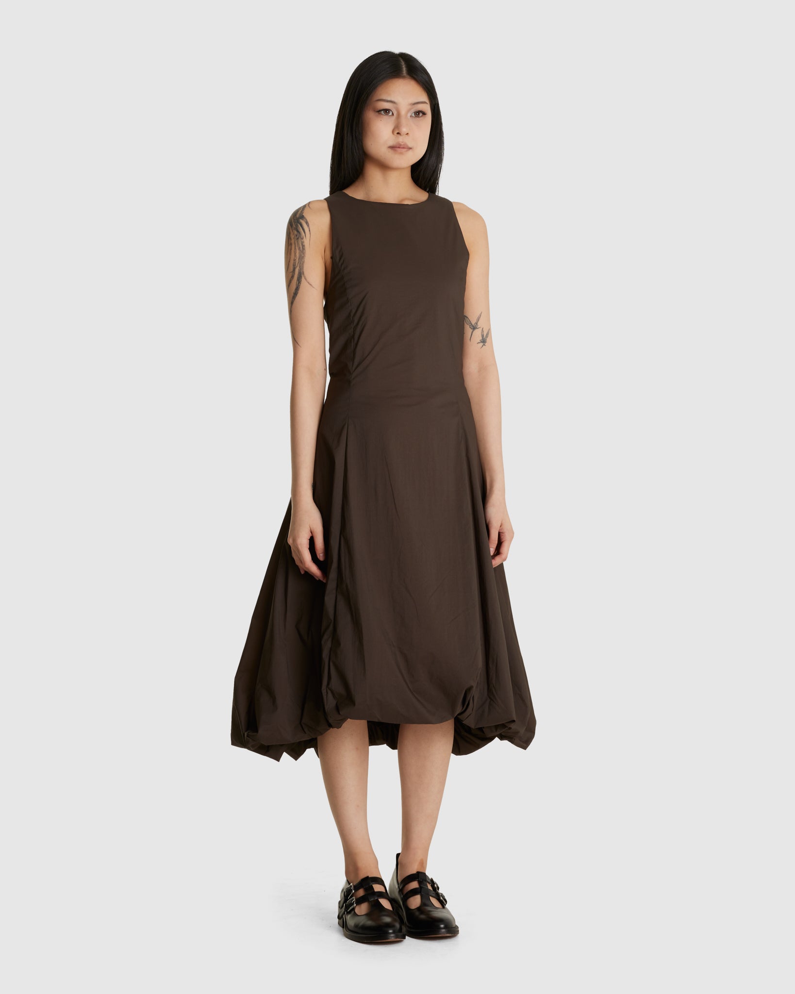 Sheer Padded Volume Dress