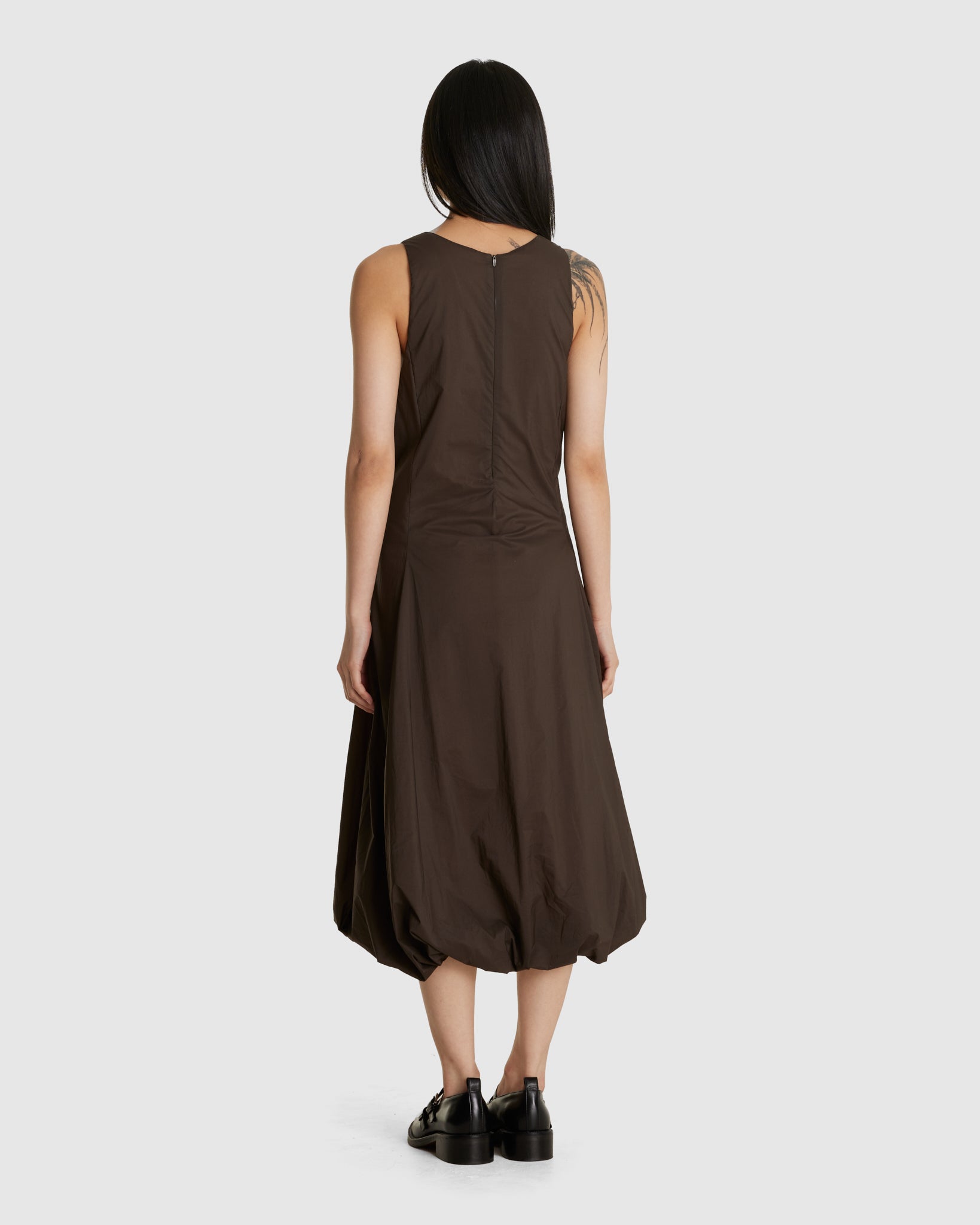 Sheer Padded Volume Dress