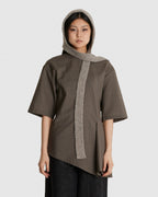 Drumm Alpaca Merino Hooded Scarf