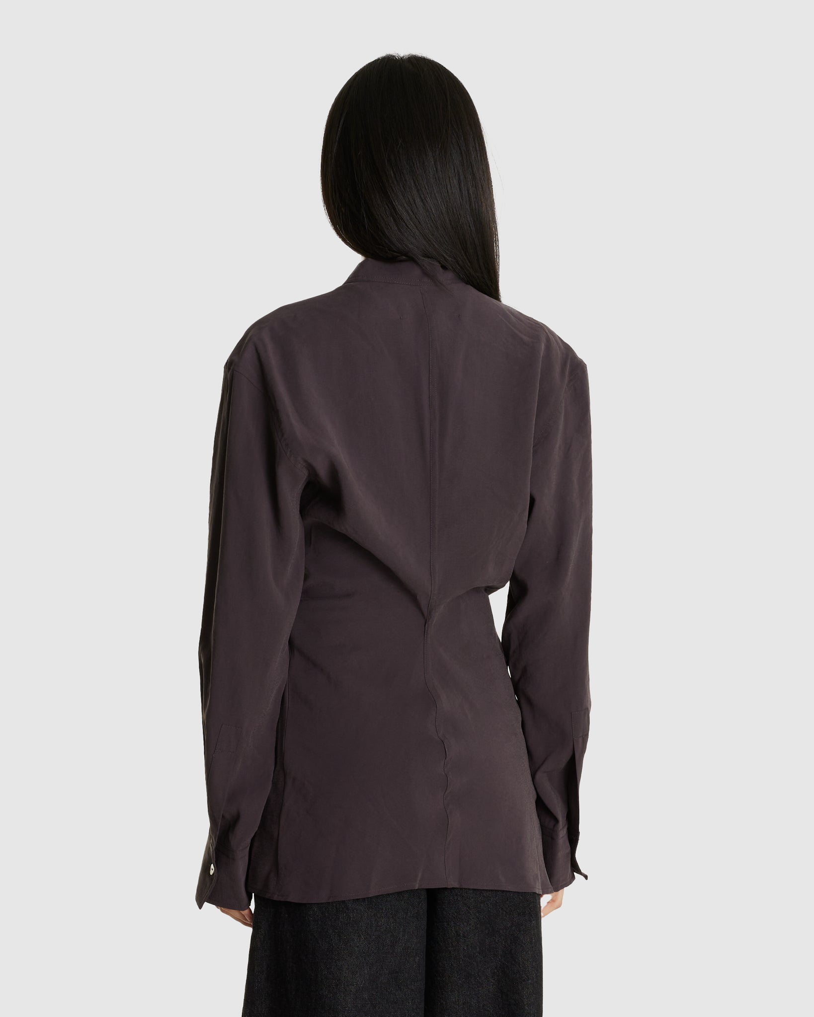 Acre V Neck Button Through Top