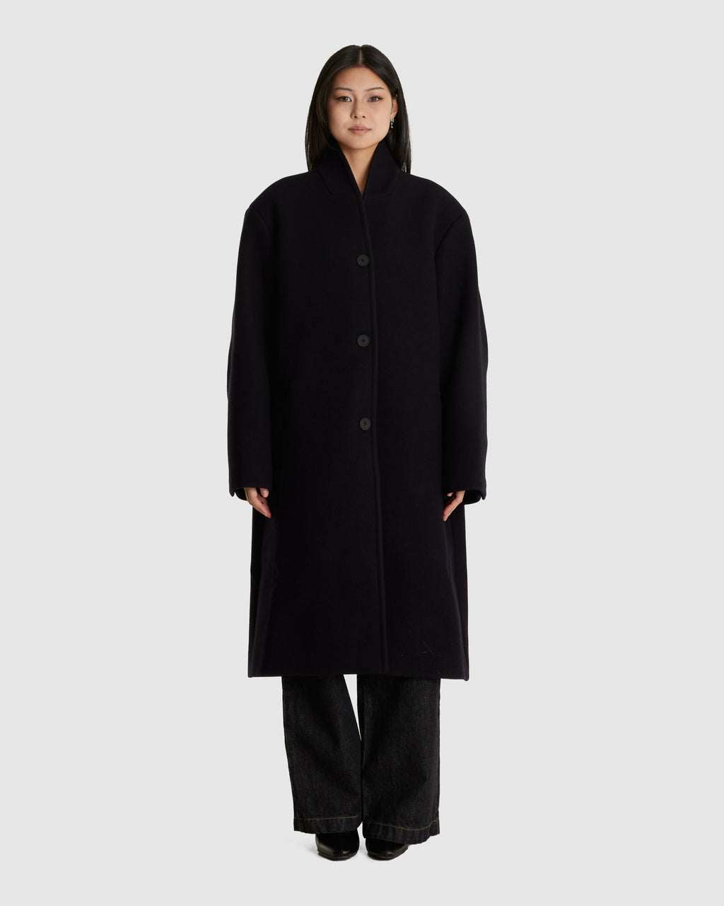 Morro Coat Dark Navy
