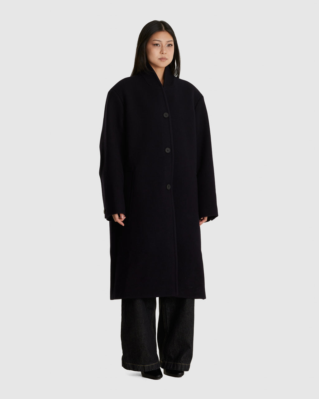 Morro Coat Dark Navy