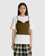 Double Bow Corset Straps Top