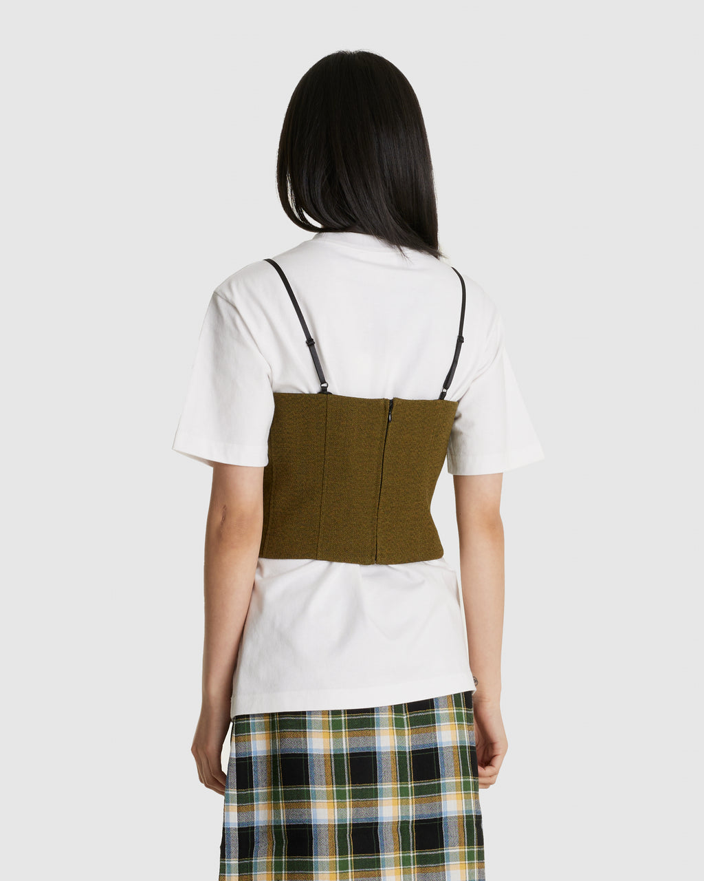 Double Bow Corset Straps Top