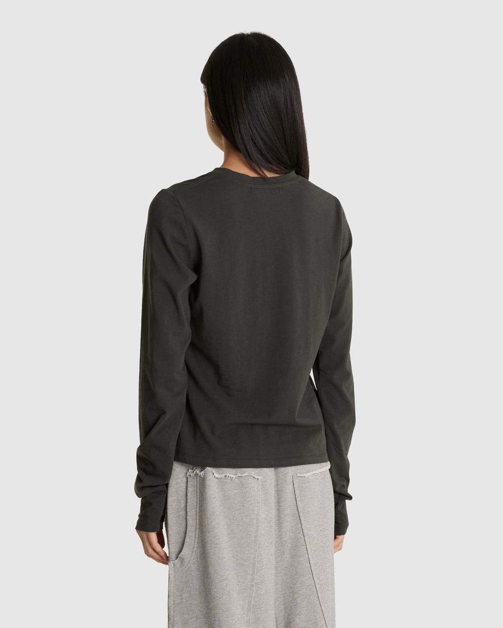 Beaded I Love YY Tee Grey