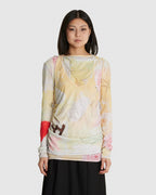 Graphic Convertible Bolero Top