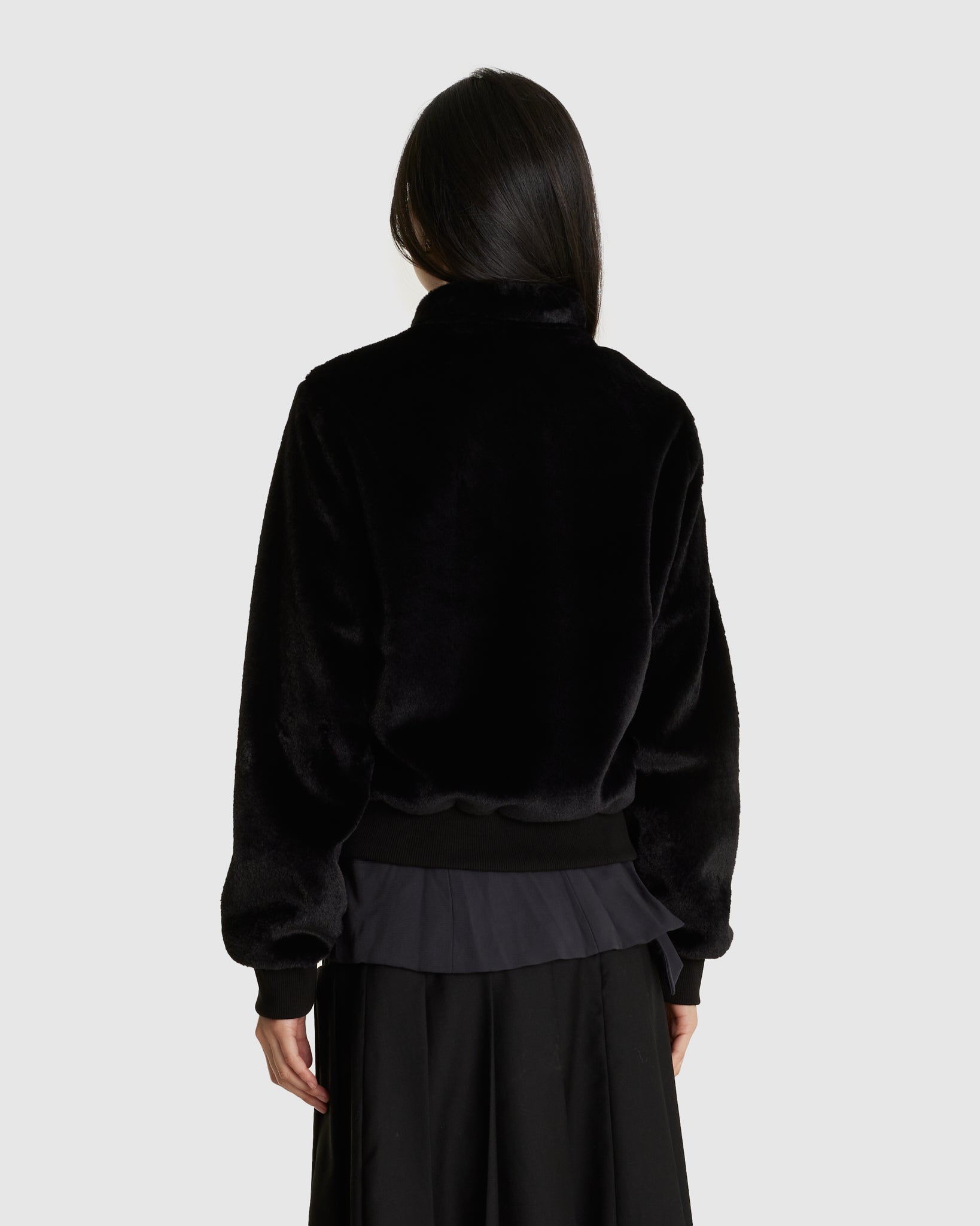 Fleece Appliqué Zipup Jacket