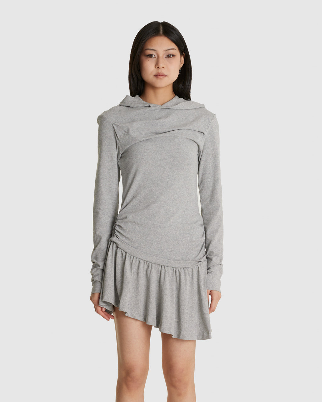 Hooded Jersey Dress