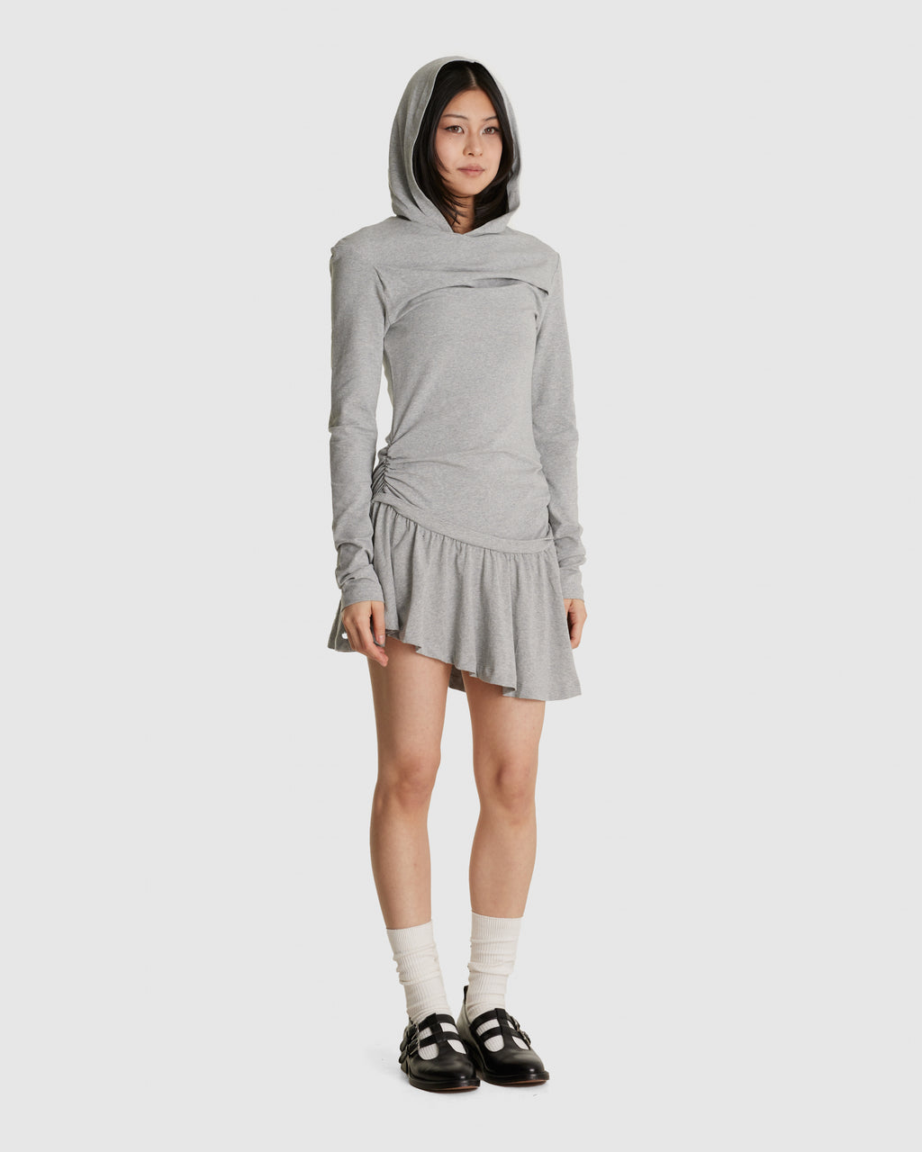 Hooded Jersey Dress