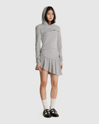Hooded Jersey Dress