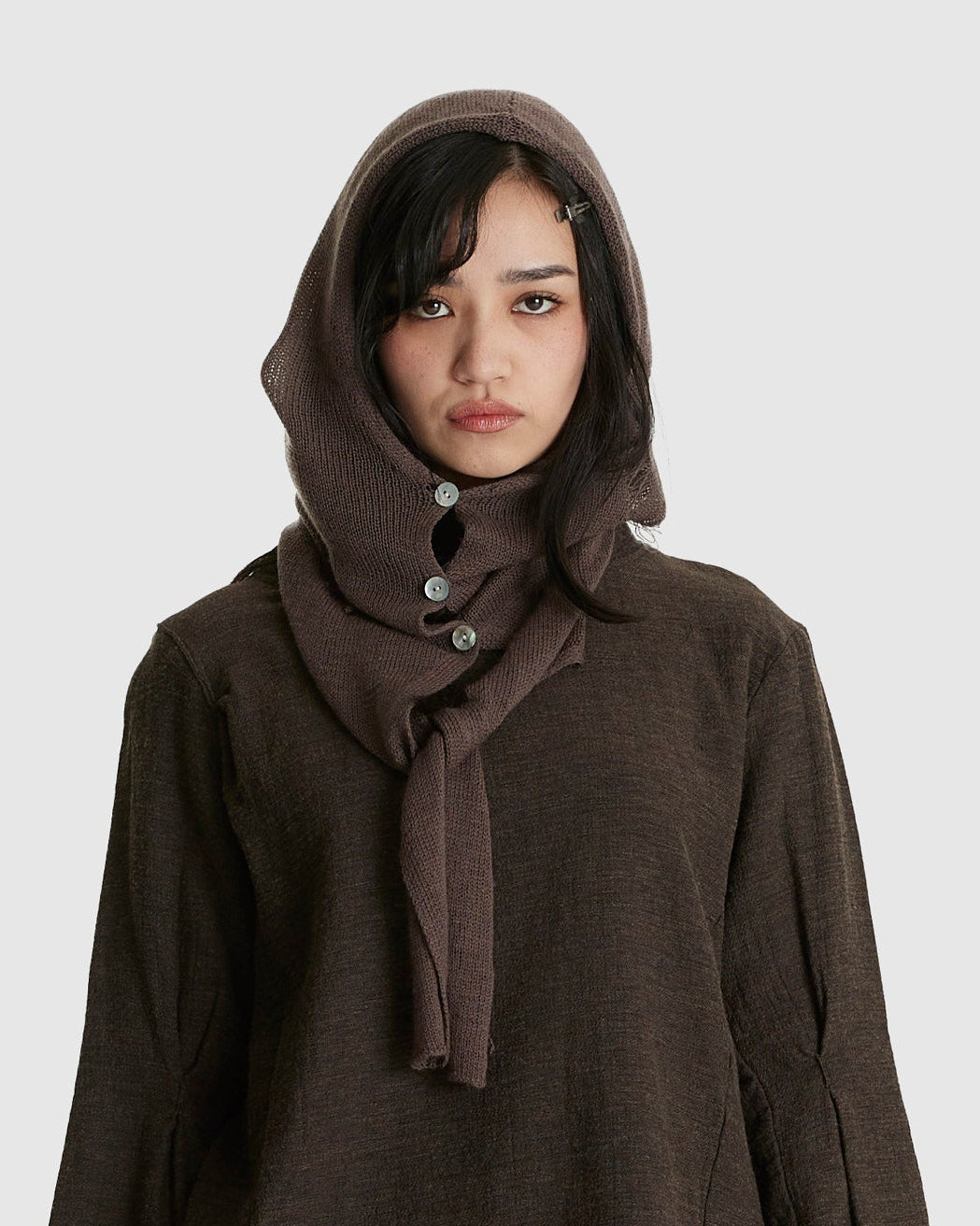 Dam Knit Headpiece Brown