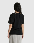 Oversized Petal T-Shirt Black
