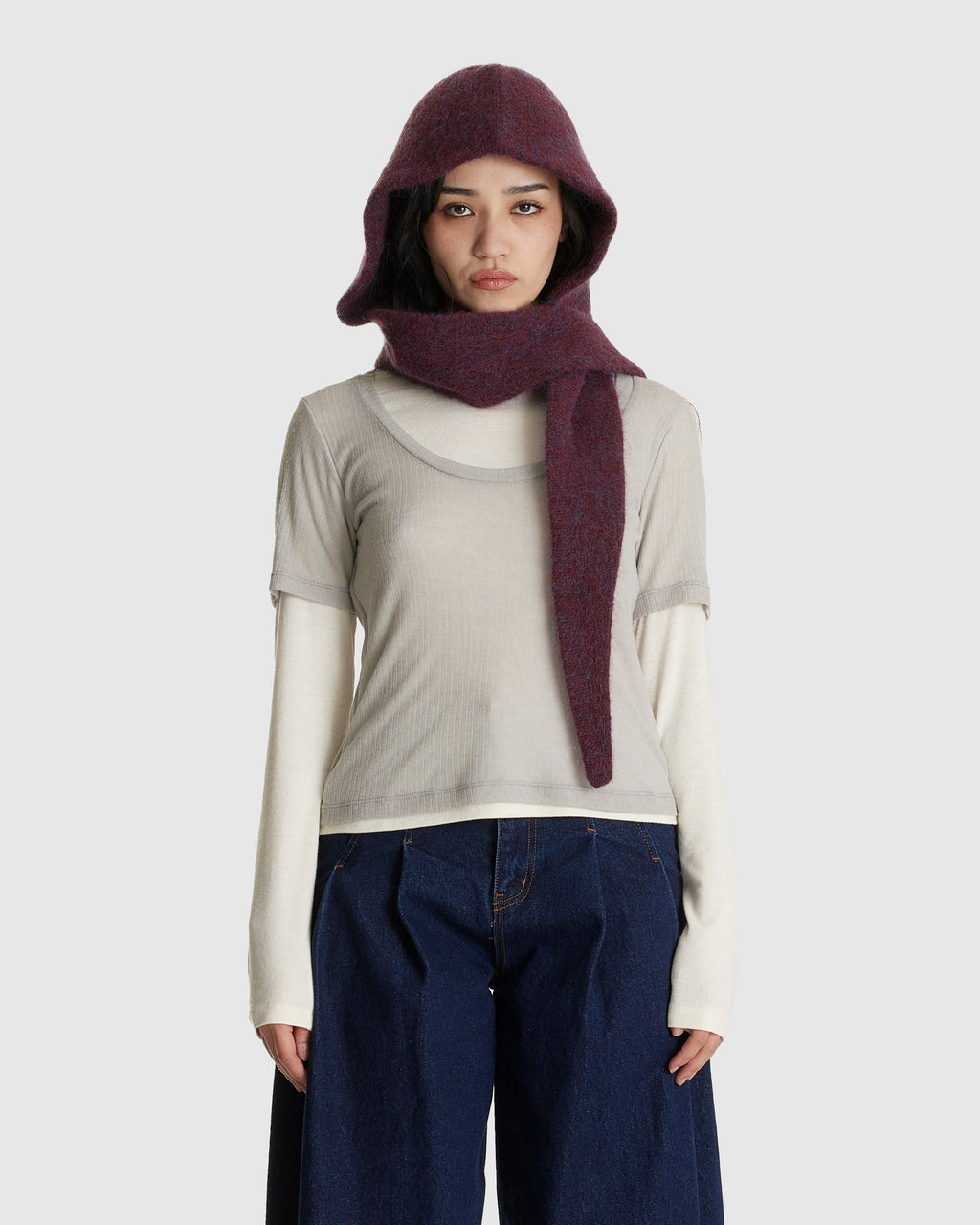 Hairy Balaclava Scarf