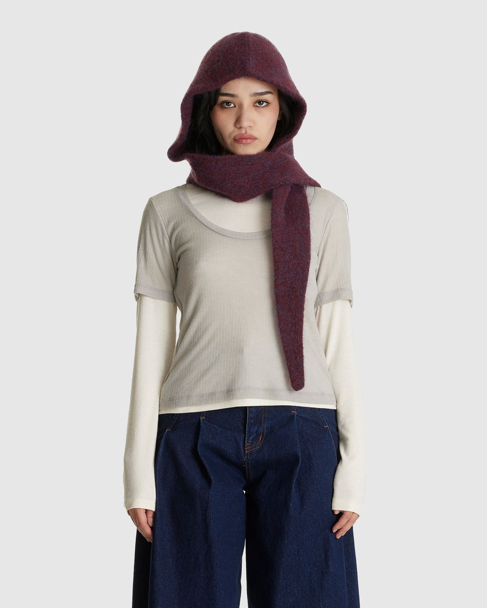 Hairy Balaclava Scarf