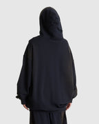 Washed Long Zip-up Hoodie