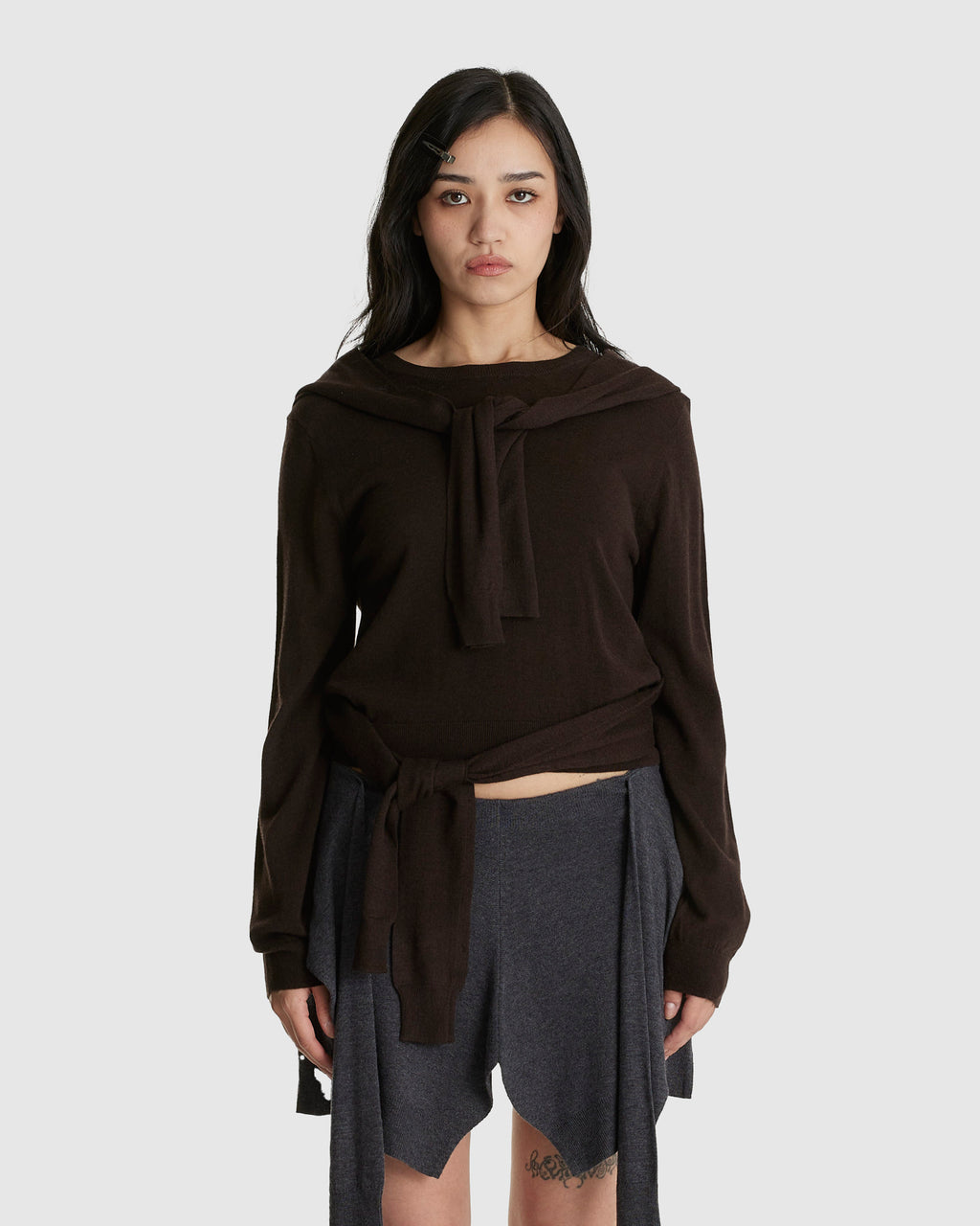 Tied Detail Knit Top