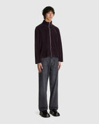 Shrunken Full Zip Merlot Houndini Check