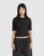 Ribbed Button Top Set