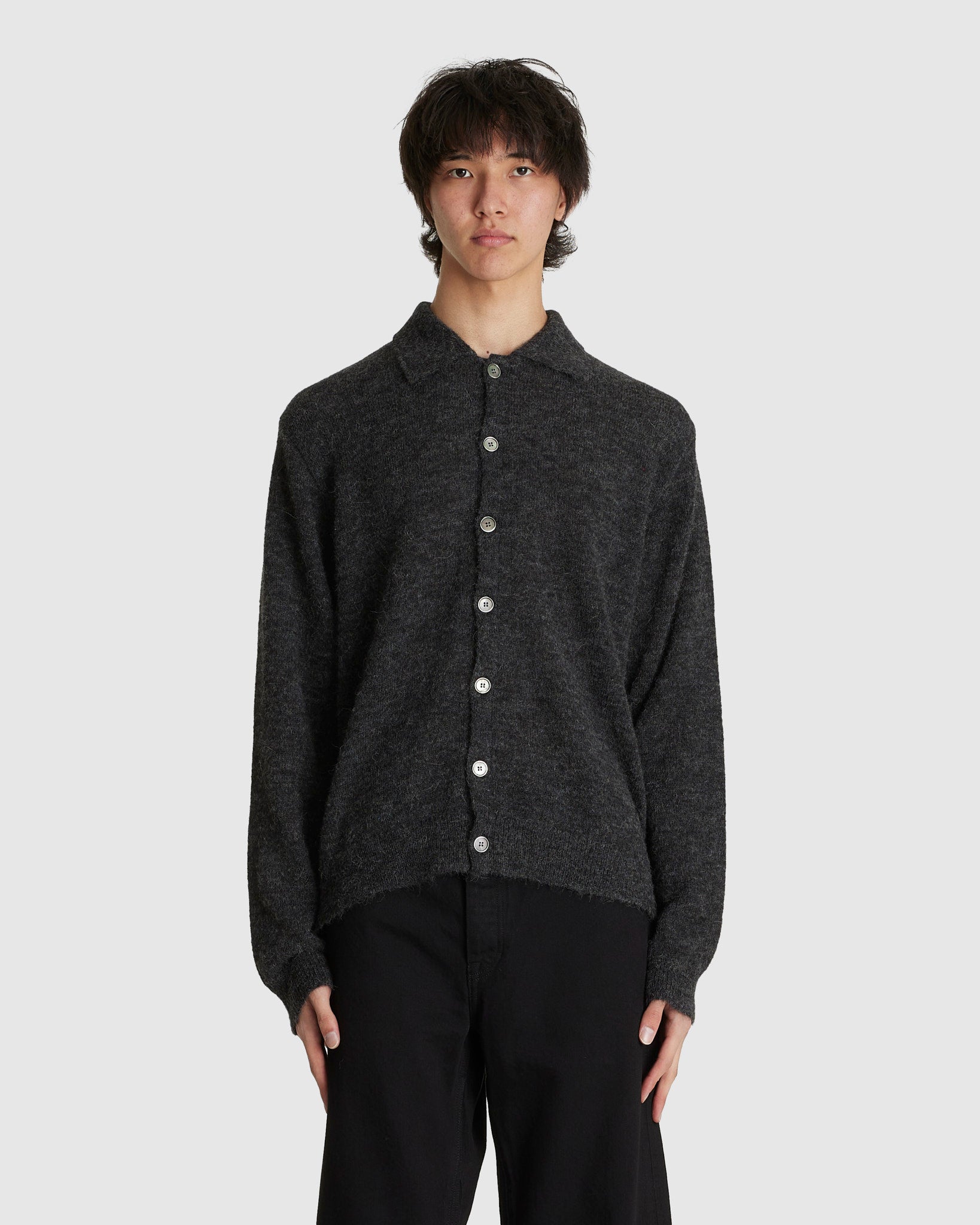 Evening Polo Charcoal Melange