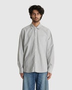 Room Shirt Cloud Grey Striped Oxford