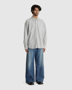 Room Shirt Cloud Grey Striped Oxford