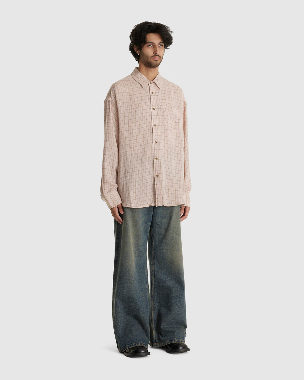 Skid Jeans Mid Blue Dirty