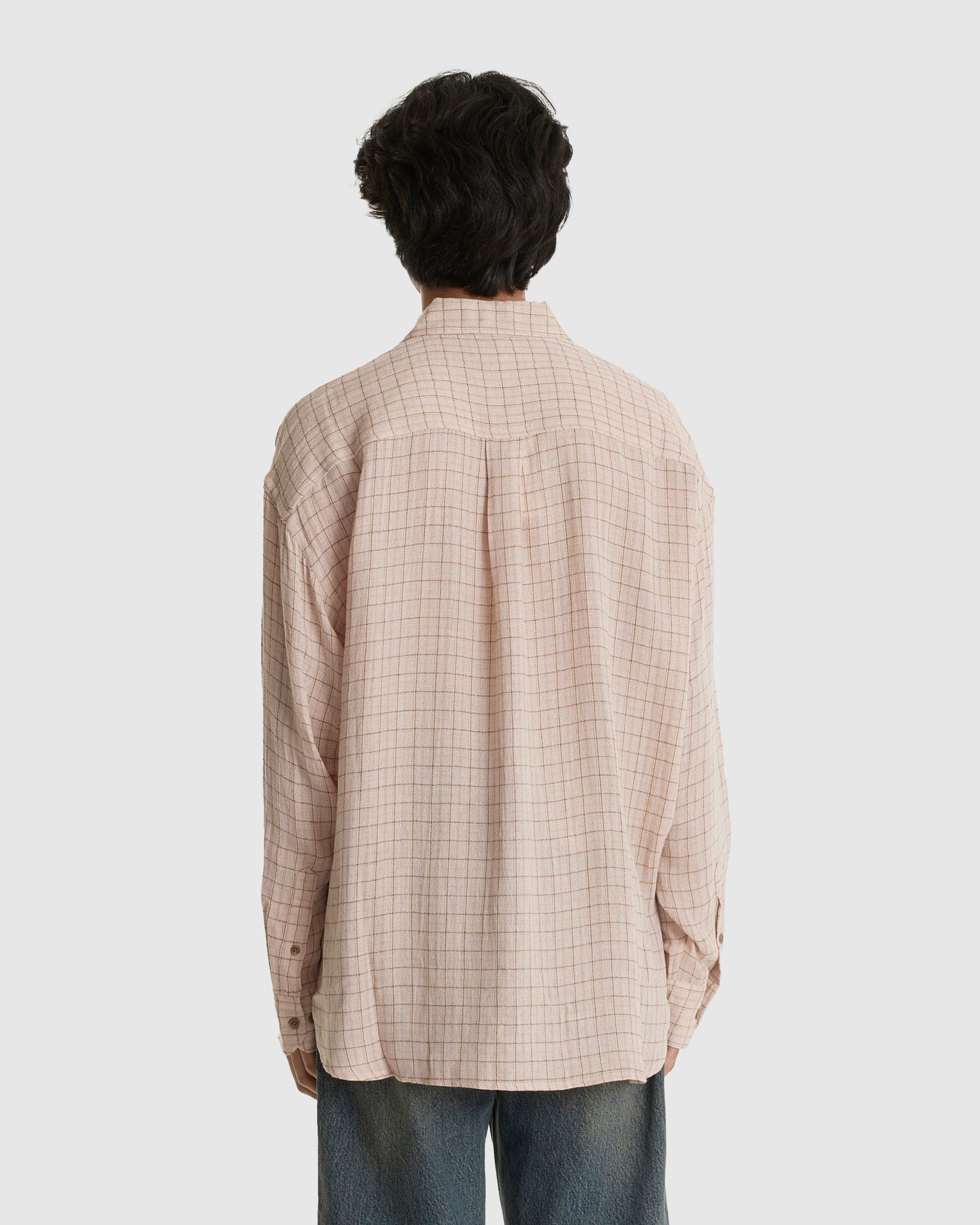 Room Shirt Airy Pink Check