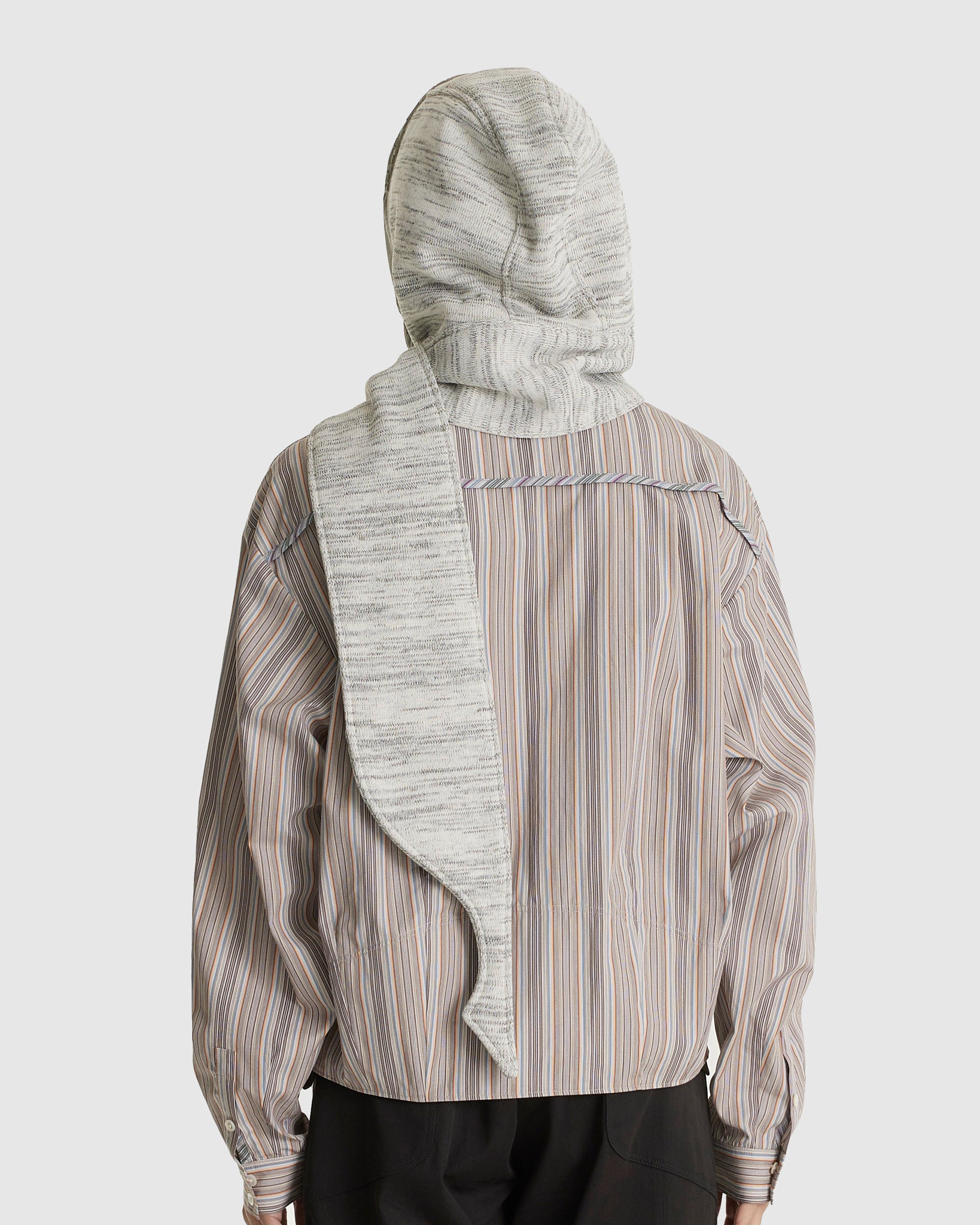Reversible Hooded Muffler Ivory