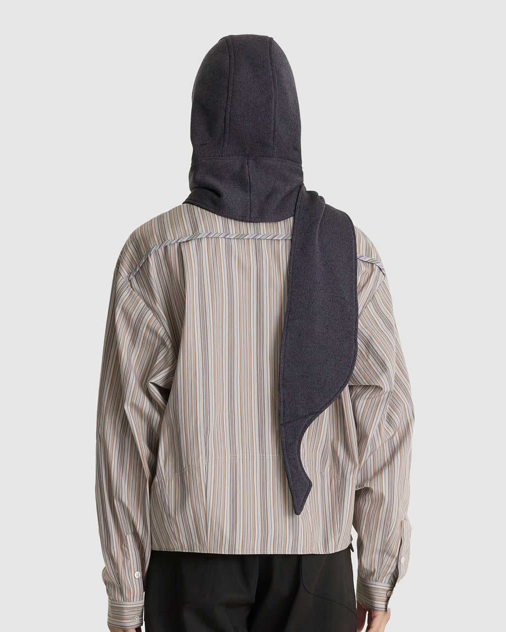 Reversible Hooded Muffler Navy