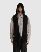 Reversible Hooded Muffler Black