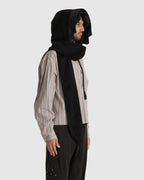 Reversible Hooded Muffler Black