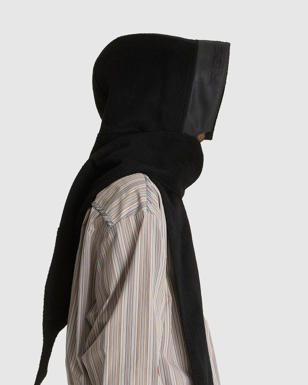 Reversible Hooded Muffler Black