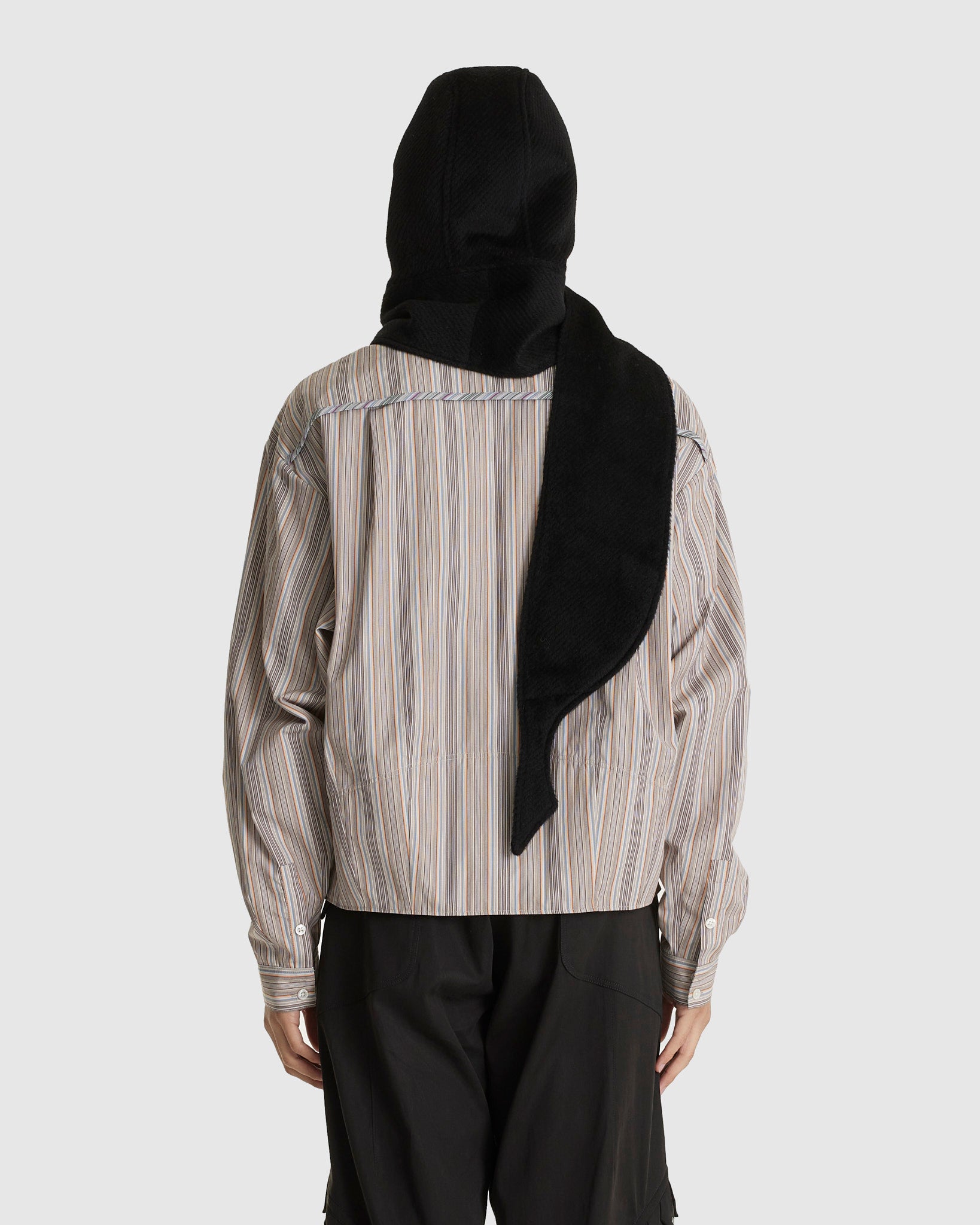 Reversible Hooded Muffler Black