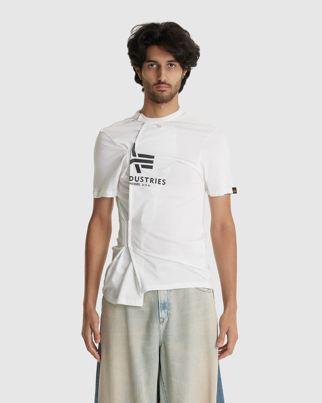 Hook & Bar Tee White