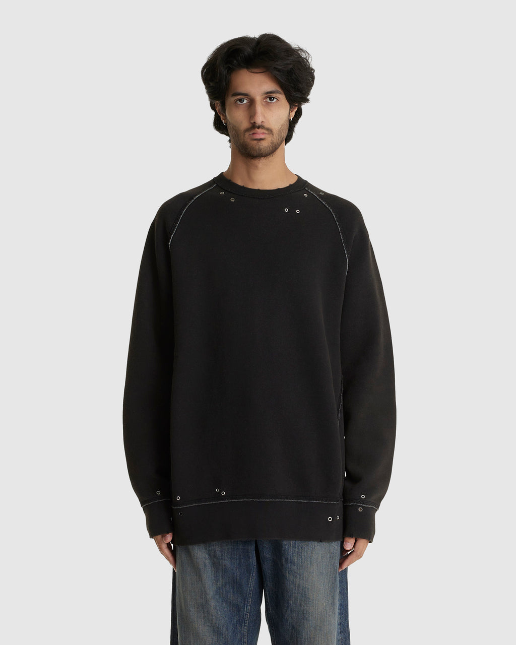 Mitchell Sweatshirt Faded Black